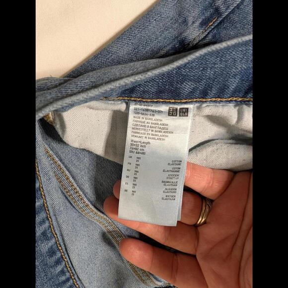 EUC UNIQLO Light Blue Skinny Jeans Women's 30x32 - Picture 7 of 7